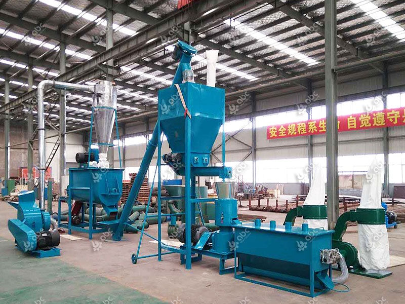 800-1000 kg/h cattle feed making machines