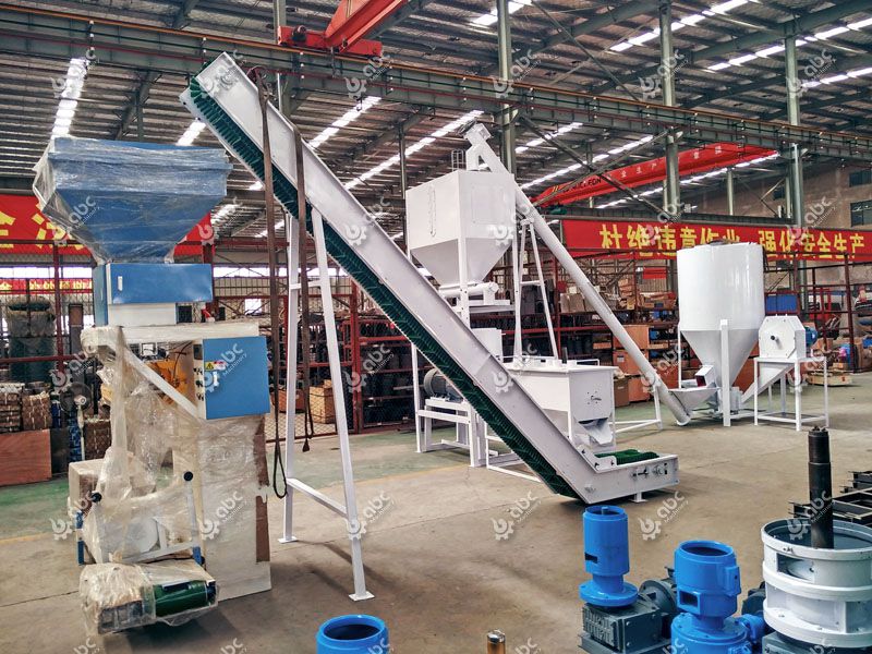chicken feed making machine for small feed factory