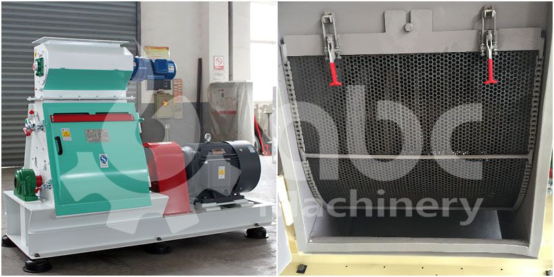 crushing machine for feed production line - making animal feed pellets