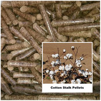 make cotton stalk pellets