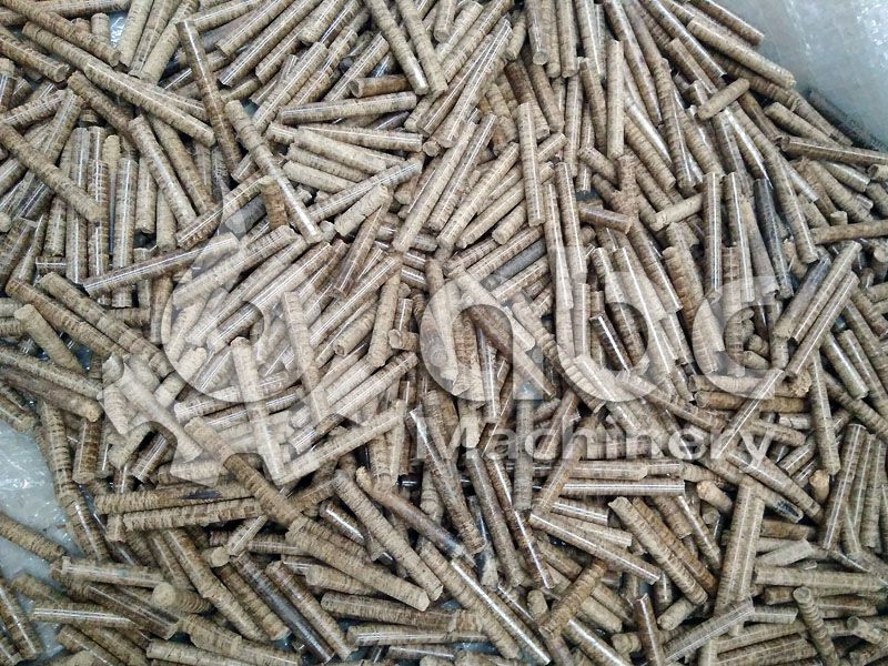 manufactured pellets by use of flat die small rice husk pellet machine