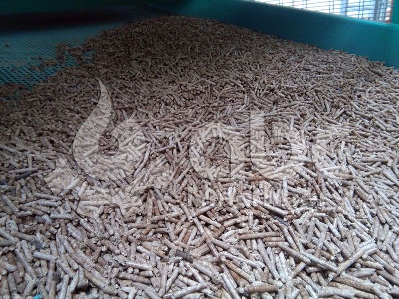 manufactured wood pellets in bulk