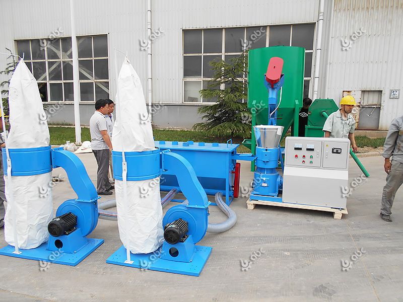 Customized Mini Pellet Making Line with Small Wood Pelleting Machine