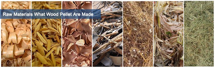 raw materials what wood pellets are made