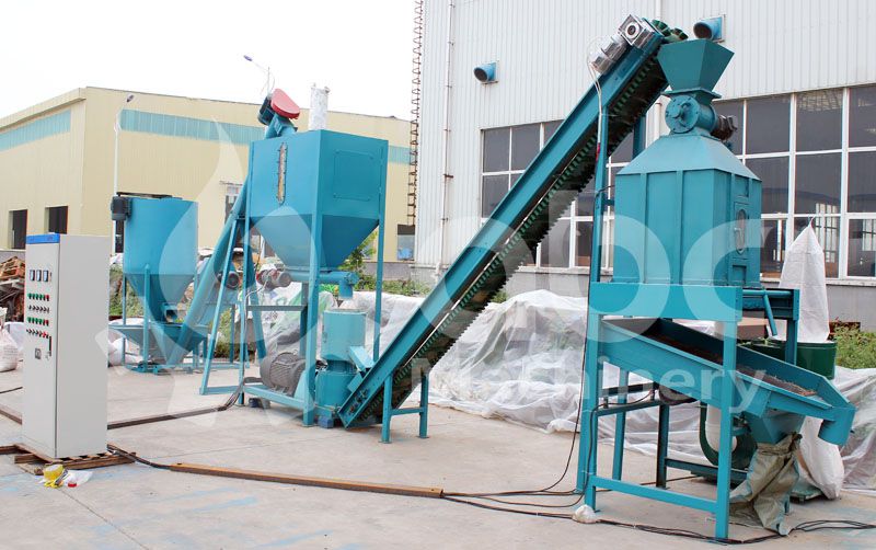 small feed pellet plant designed for mini animal feed production