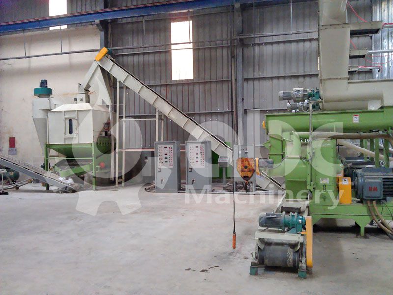 wood pellet processing machine line for sawdust and wood shavings