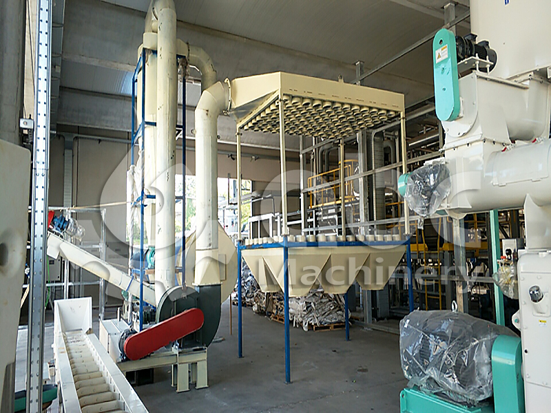 3TPH wood pellet production line in Italy