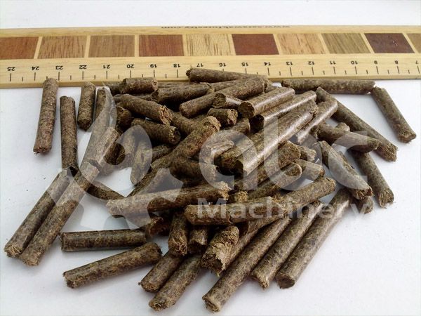 Palm fiber pellets