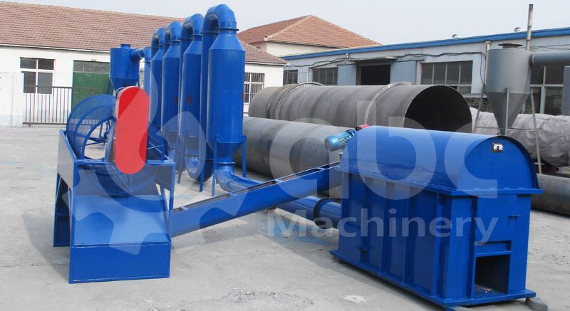 air flow drying machine for small biomass pellet production plant