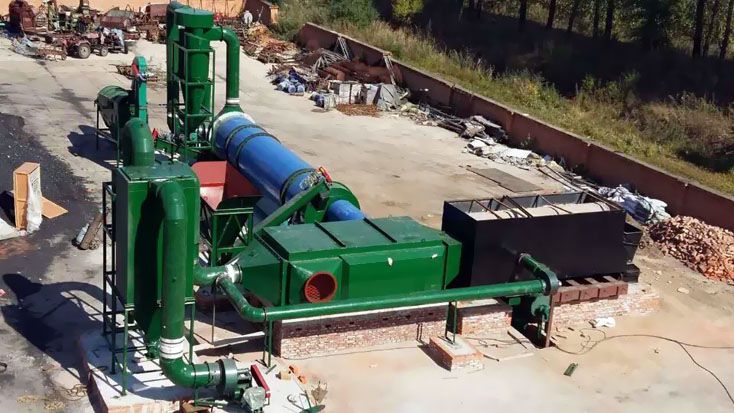 animal manure drying production line suitable for poultry, sheep, horse manure
