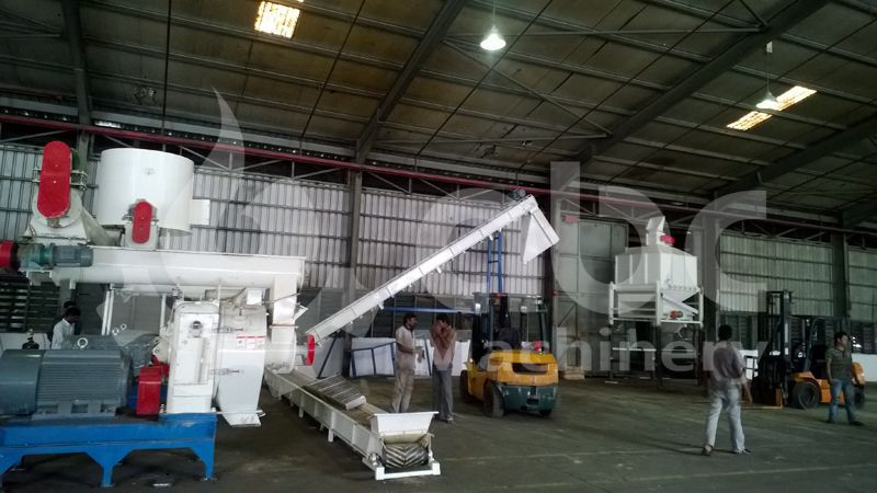 build a complete scale wood pellet production line with low cost