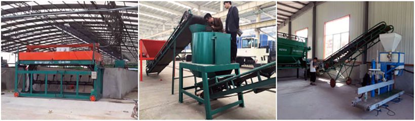 chicken manure fertilzier processing machinery