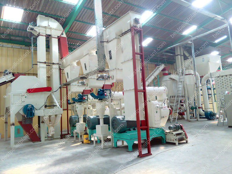 complete wood pellet plant projects