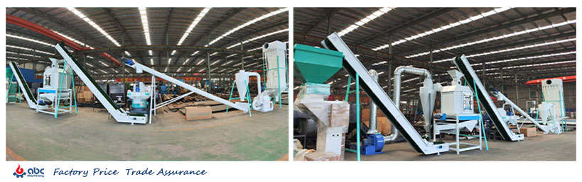 choose complete wood pellet production line cost