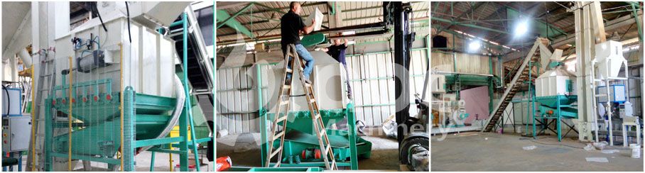 cooling machine for commercial scale wood pelletizing plant or factory