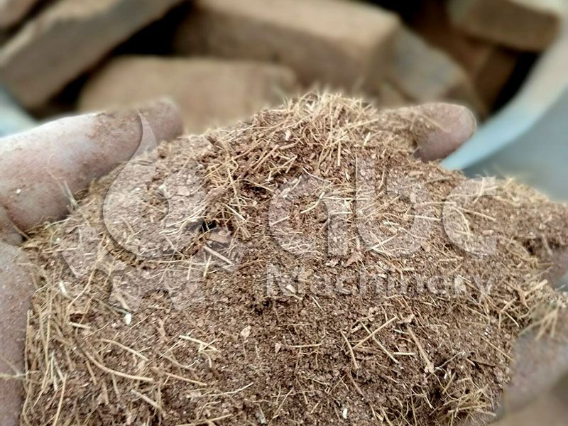 crushed coir pith