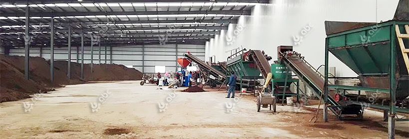 customized oragnic fertilizer pellet production line