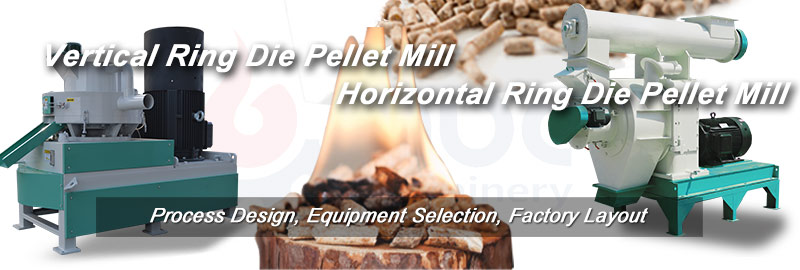 High Efficiency Vertical Ring Die Wood Pellet Machine, Wood Pellet Mill