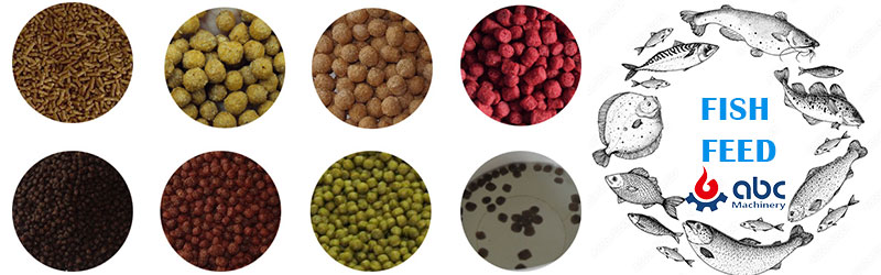 fish feed pellets from fish feed factory
