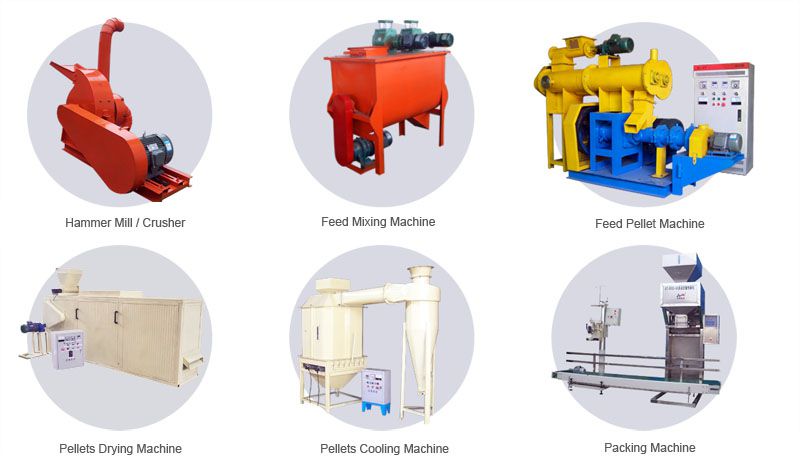 floating fish feed pellet mill plant for small scale aquatic feed production