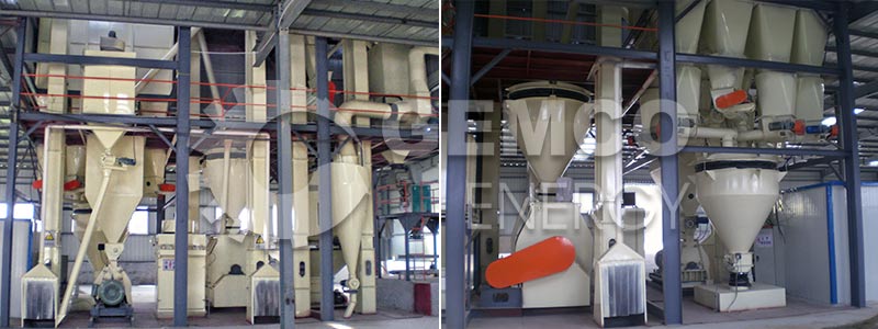 large feed pellet plant