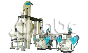 large chicken feed pellet prodution line