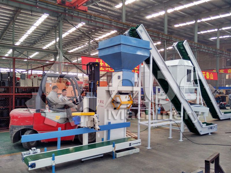livestock and cattle feed pellets packaging machine