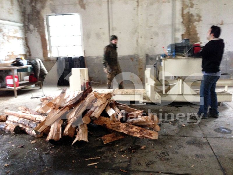 log spilitter for wood pelletizing mill