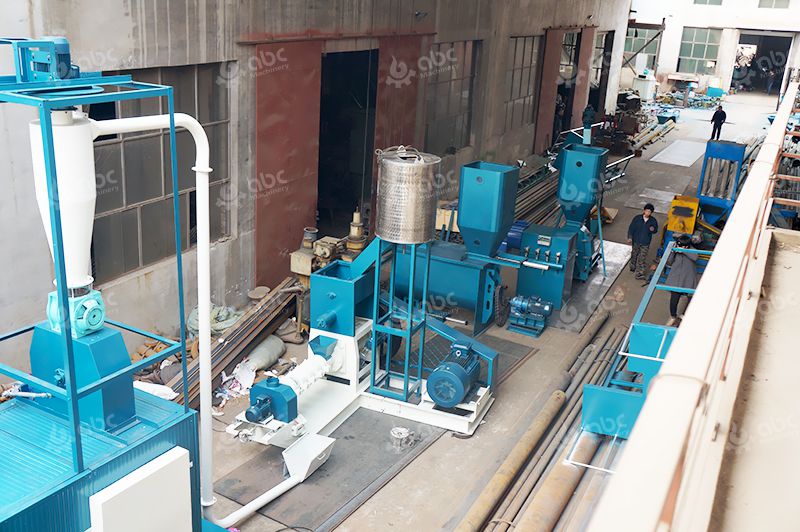 Low Cost Sinking Feed Pellet Production Line