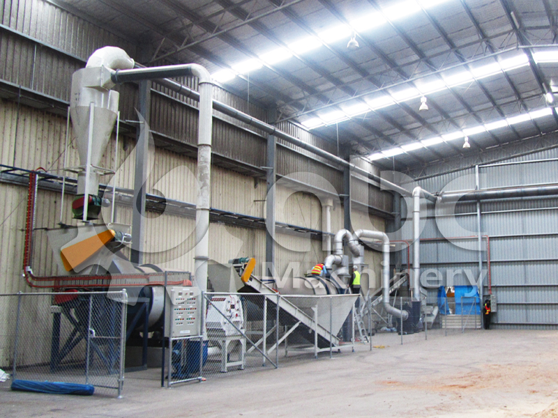 wood pellet processing project construction at low cost