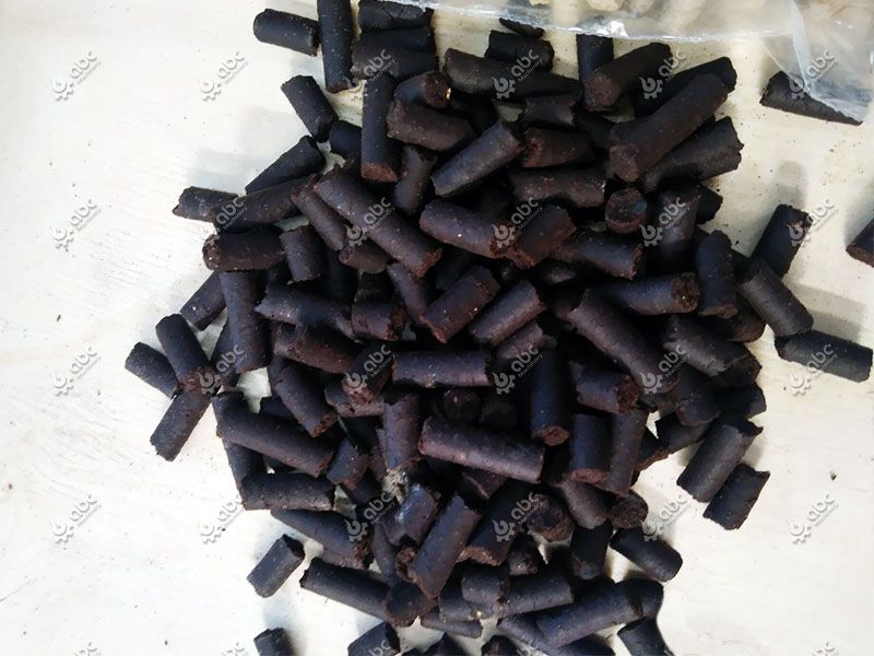 manufactured coffee ground fuel pellets for heating