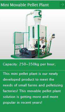 mini wood pellet plant