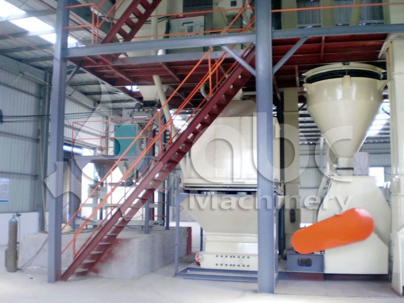 fodder pellets cooling system of cattle and poultry feed mill