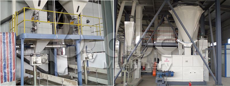 poultry feed plant bagging system - low cost project desgin