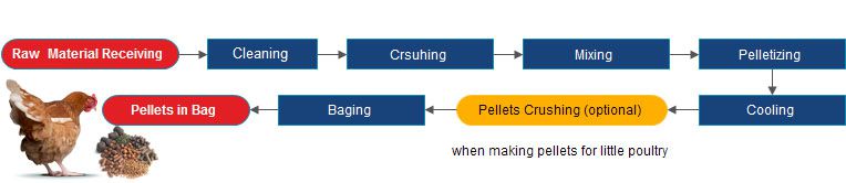 poultry feed plant process