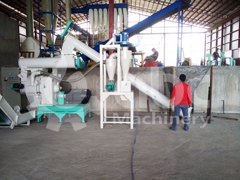 ring die grass pellet machine included in the production line