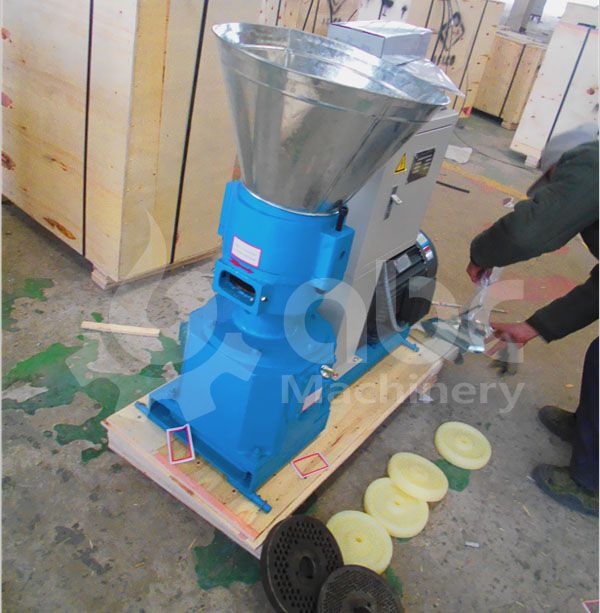 flat die cattle feed pellet mill for small scale animal feed production