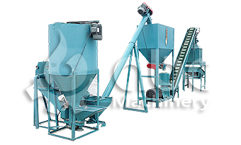 small mini chicken feed pellet mill plant