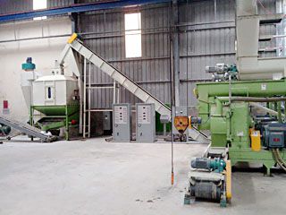 5TPH Wood Pellet Processing Machine Line in Vietnam